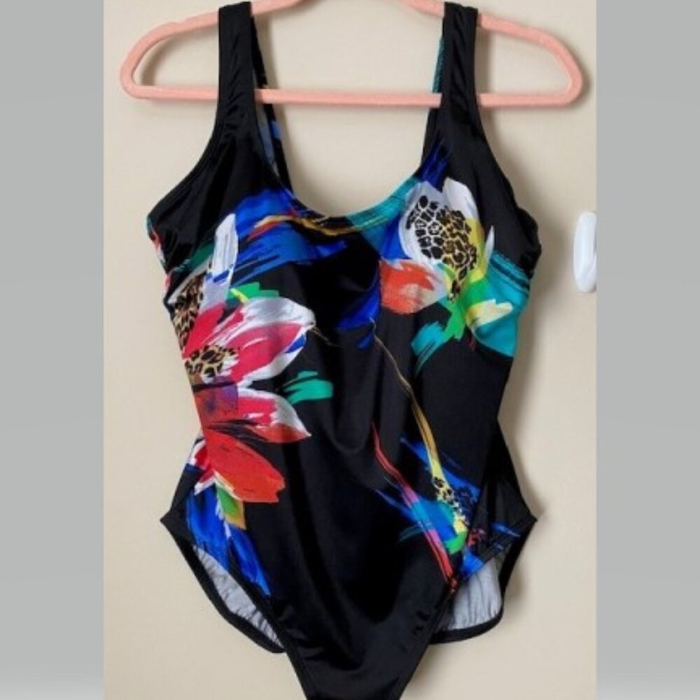 Floral Print Swimsuit (One Piece)